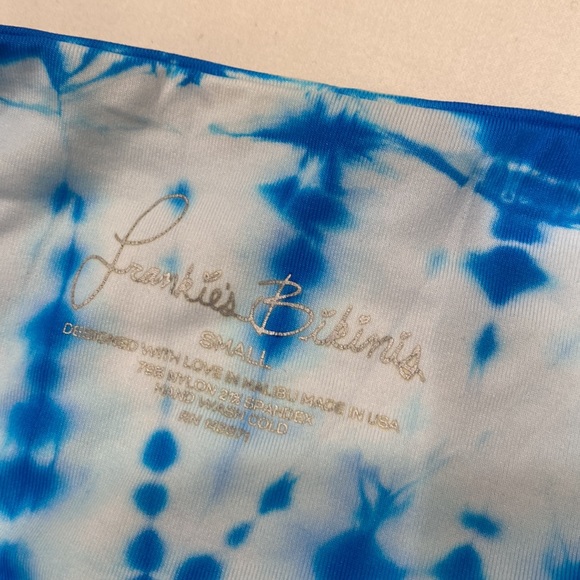 Frankie’s Bikinis blue Tye Dye bottom - Picture 4 of 4